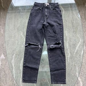 Black straight leg Jeans